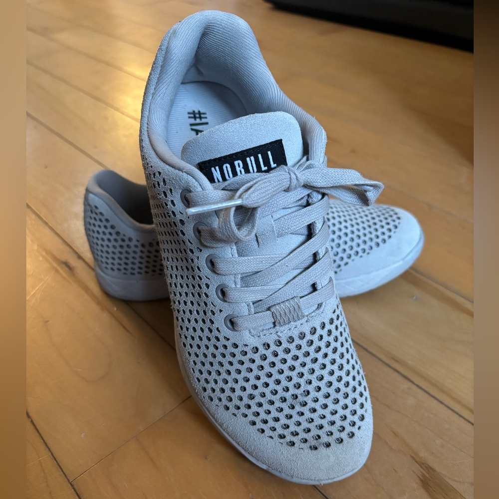NOBULL Gray Perforated Sneakers